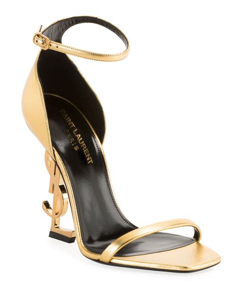 ysl yellow sandals|ysl sandal heels price.